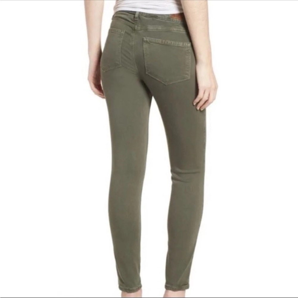 Paige Olive Green Verdugo Ankle Pants, Size 26 - Picture 2 of 8